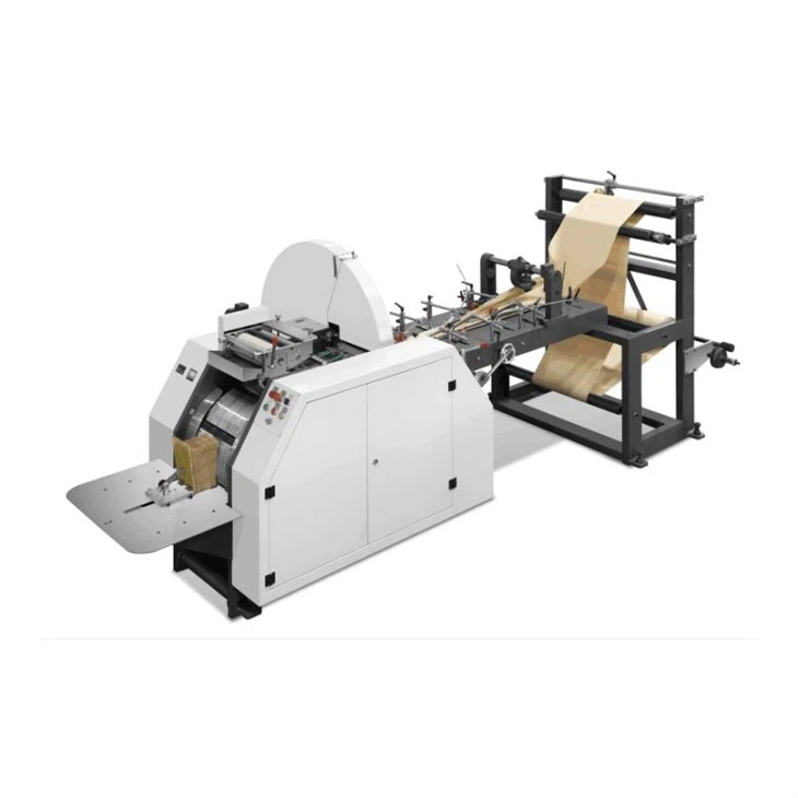 Sac de papier inférieur V faisant la machine